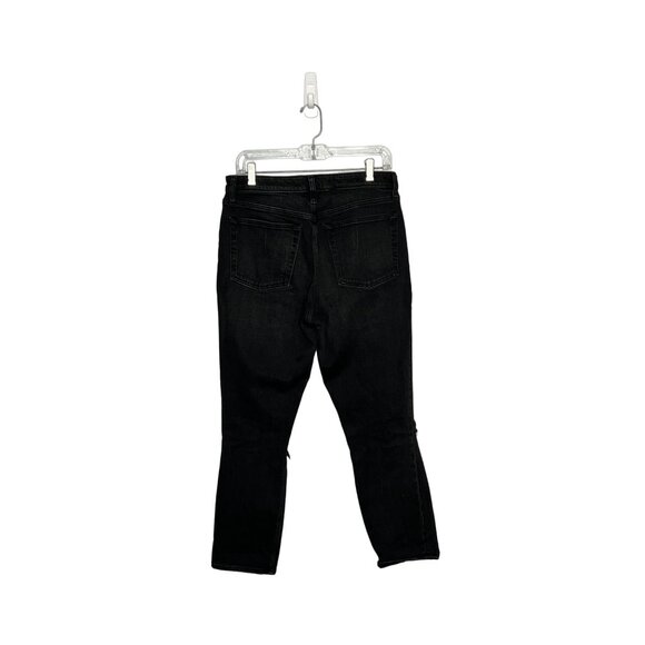 Abercrombie and fitch simone high rise slim black distressed size 10R - Picture 2 of 7